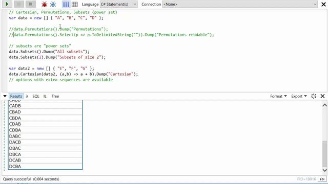 MoreLINQ 4 - Permutations, Subsets, Cartesian смотреть онлайн