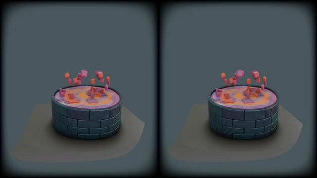 VR180 Candy Bounce Blender Geometry Node Demo смотреть онлайн