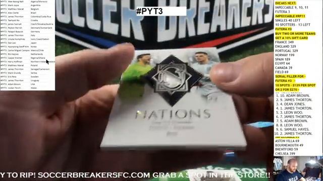 2023 FUTERA WORLD FOOTBALL FUWFB UNIQUE 6 BOX PICK YOUR TEAM PYT MINI CASE BREAK #PYT3 смотреть онлайн