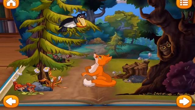 Ворона и Лисица ✿ Басни Крылова ✿ Мультики Для Детей ✿ #сказка смотреть онлайн