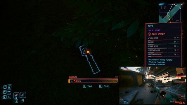 Iconic Edgerunner Shotgun Location CYBERPUNK 2077 смотреть онлайн
