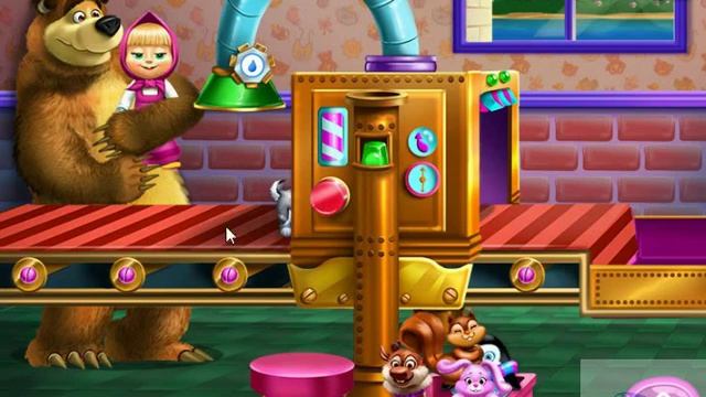 Игрушки Маши и Медведя. Забавная игра. Сортировка и стирка мягких игрушек. смотреть онлайн