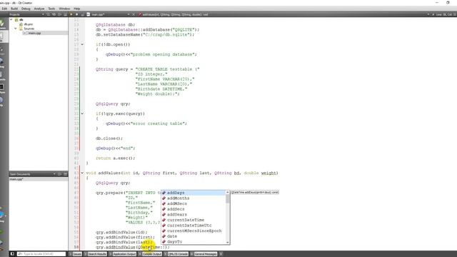 Qt C++ 08 Add Values to a Database смотреть онлайн