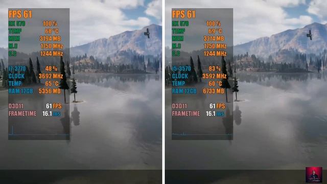 I7 3770 VS I5 3570 2020 Benchmark Comparison 5 Games Tested смотреть онлайн