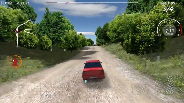 Играю Андройдовскую игру Rally Fury на компе)))) смотреть онлайн