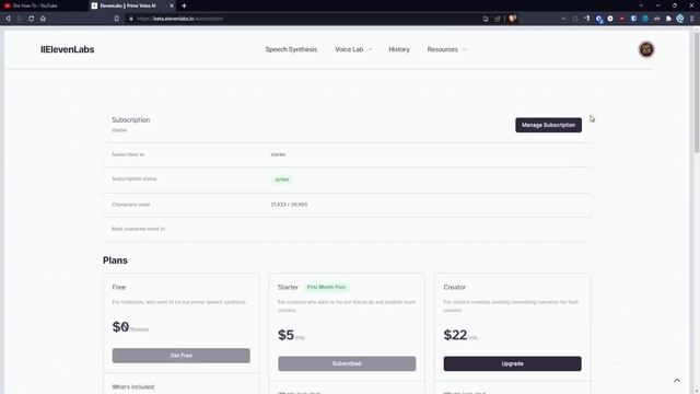 ElevenLabs AI Voice Text To Speech Generator
