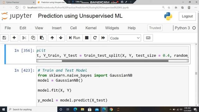 Prediction using Unsupervised Machine Learning in python programming language. смотреть онлайн