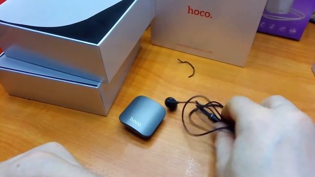 Hoco E16 обзор bluetooth наушников смотреть онлайн