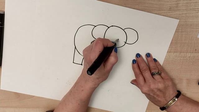 Рисуем слонёнка смотреть онлайн