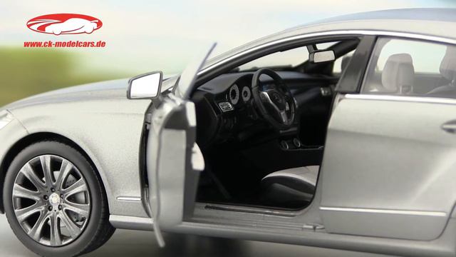 Ck-modelcars-video: Mercedes Benz CLS Klasse Shooting Brake Baujahr 2012 Alanitgrau Norev