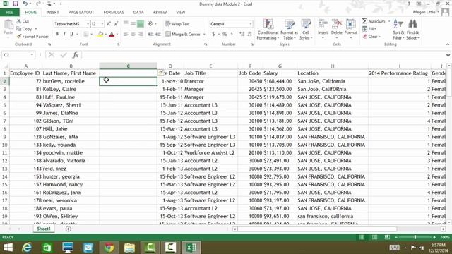 Data Cleaning & Formatting - Module 2 (Combining Text Manipulation Formulas) смотреть онлайн