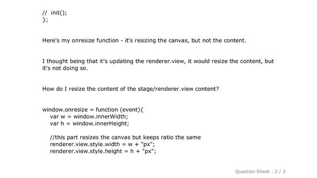 jQuery : Dynamically resize the pixi stage and it's contents on window resize and window load смотреть онлайн
