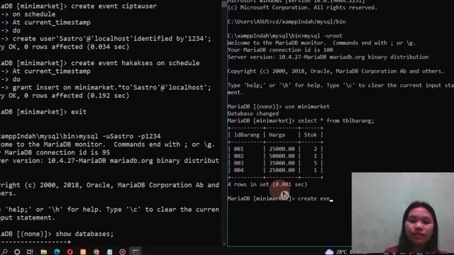 part 2// Lanjutan Event Schedule di Mysql menggunakan CMD смотреть онлайн
