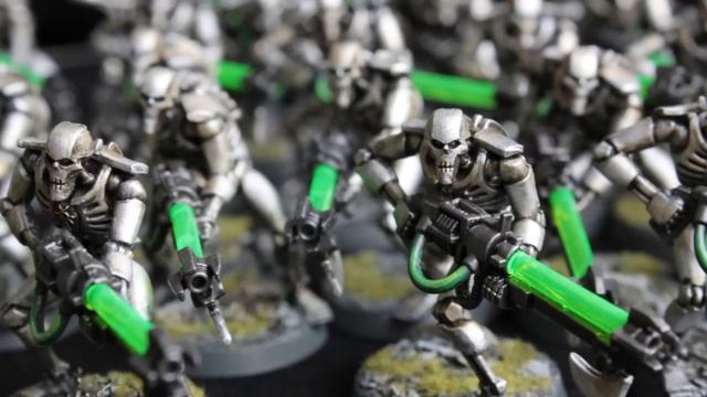 Painted Necron Warriors Warhammer 40k Paint Job Showcase | Images and HD video смотреть онлайн