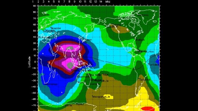 Global Ionospheric foF2 Map June 4 - 6 2012 смотреть онлайн
