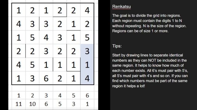 Solving a Renkatsu Puzzle смотреть онлайн