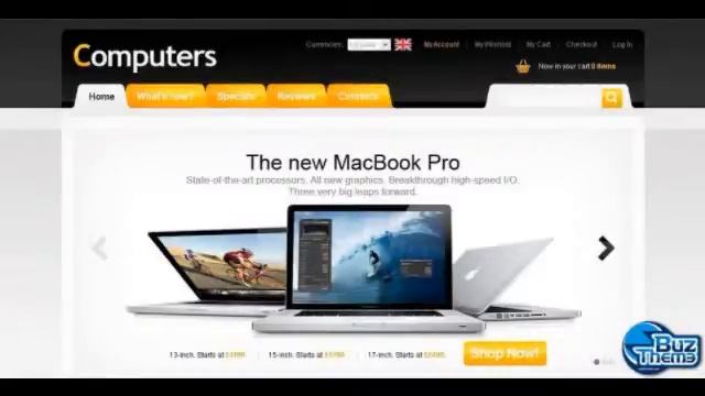 Download Computer Store OsCommerce Template by Mercury T смотреть онлайн