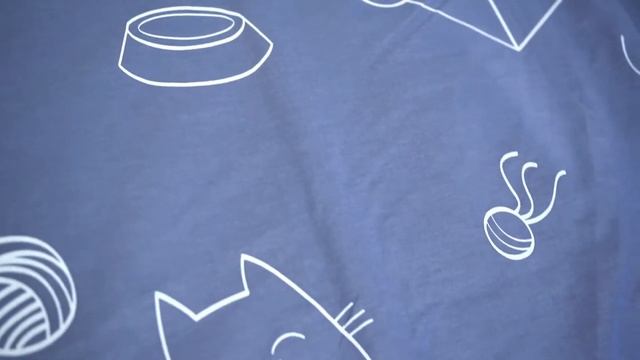 Постельное белье перкаль "Котики" смотреть онлайн