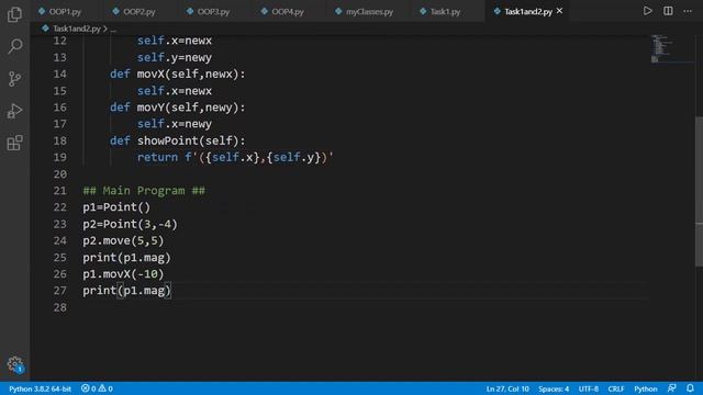 Lesson-05 | Task 1 & 2 | [OOP in Python] смотреть онлайн