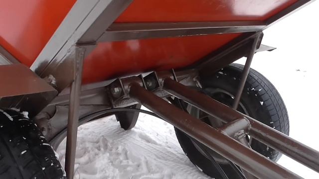 Прицеп  самосвал для мотоблока Агро.