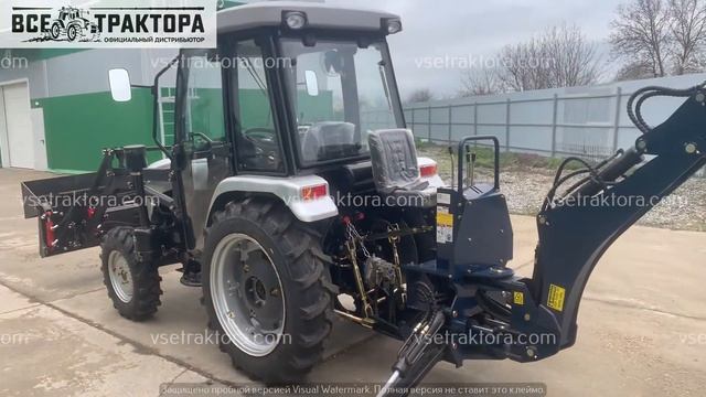 Трактор СКАУТ T-504С + Погрузчик Landformer + Экскаватор Скаут смотреть онлайн