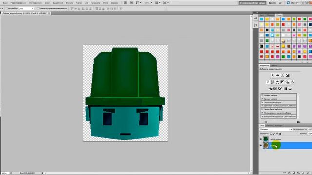 Как зделать картинку в 3D в фотошопе смотреть онлайн
