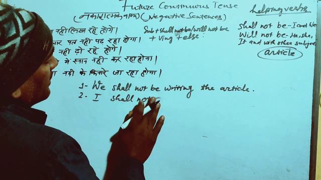 Future Continuous Tense Negative sentences смотреть онлайн