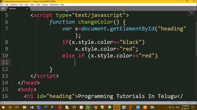Change Text Color Every Second Using HTML, CSS and JavaScript in Telugu || Kotha Abhishek смотреть онлайн