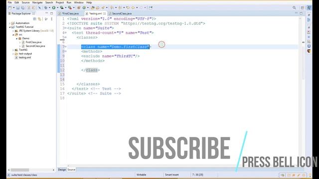 How to Include and Exclude Test Cases in TestNG? смотреть онлайн
