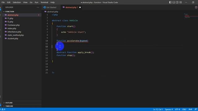 PHP Abstract, Interface Class and Static Function смотреть онлайн