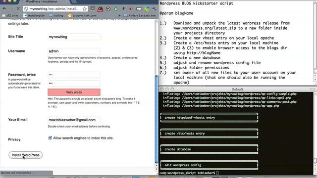 wordpress automatic installer script - create a new blog in less than 2 min смотреть онлайн