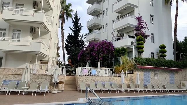 Side 🇹🇷 Merve sun hotel 4* & SPA 🌅 Обзор территории в ноябре 2022 смотреть онлайн