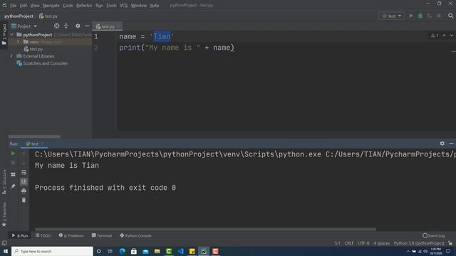 Python Tutorial Part 3 (How to Use String in Python) | Tech Tian смотреть онлайн