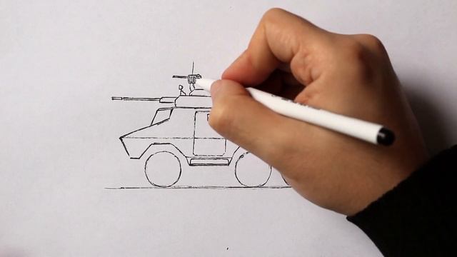 How to draw Military Vehicles Step by step смотреть онлайн