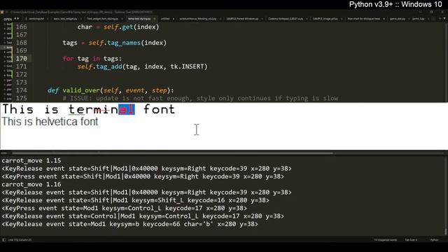 Demo: Python 3 Tkinter Word Processor - Text Widget Font Styling - Demo1 смотреть онлайн