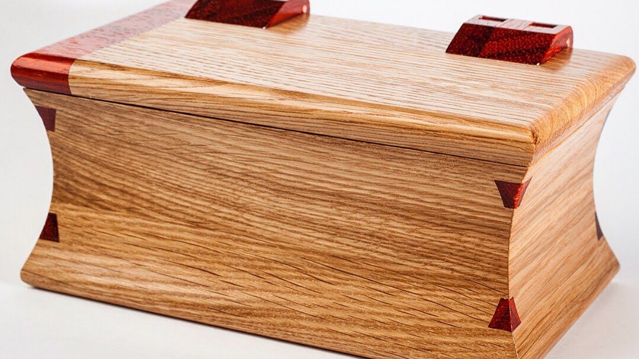 Изготовление простой шкатулки необычной формы. Making a simple box of unusual shape смотреть онлайн