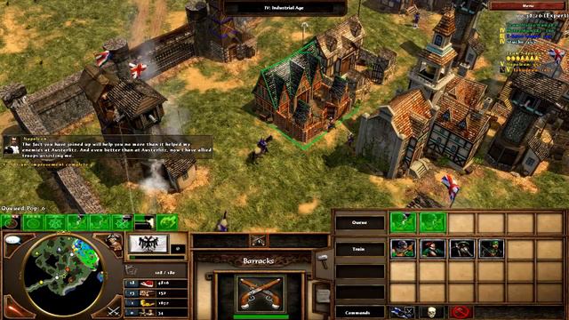 Age of Empires III The Asian Dynasties - 2 Experts - Lrg Carolina Map 01/05/16 [HD] смотреть онлайн