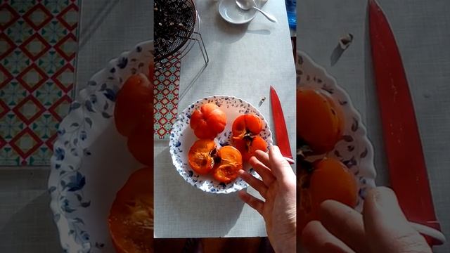 Хурма. Польза. Косточки и хвостики хурмы #хурма #YJAD