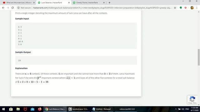 luck balance hackerrank solution java #hackerrank смотреть онлайн