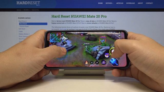 Mobile Legends Gameplay On HUAWEI Mate 20 Pro – High Graphics Test