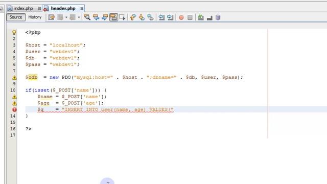 PHP Tutorial Video 16 - Inserting data with PDO смотреть онлайн