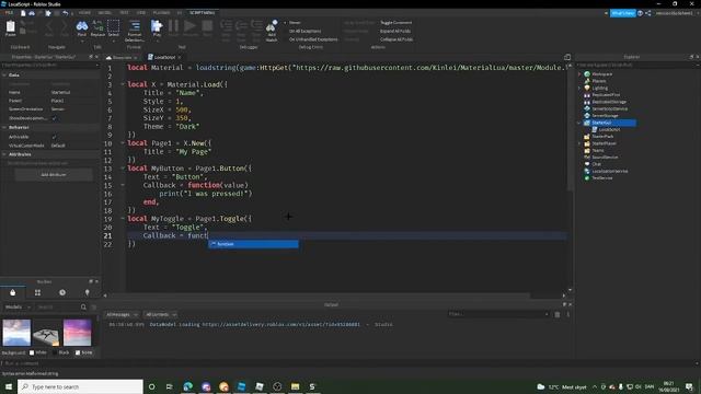 Roblox Exploit Scripting Part 7 | UI Libraries смотреть онлайн
