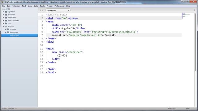 Урок 2. AngularJS. Директивы и модули смотреть онлайн