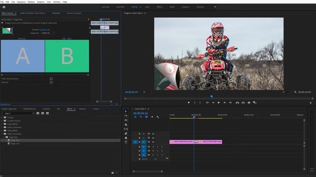 Create a Page Peel Transition in Premiere Pro смотреть онлайн