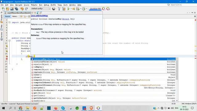 Java Program to count the number of words in a string смотреть онлайн