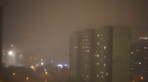 Гроза в Москве 13 июля 2016