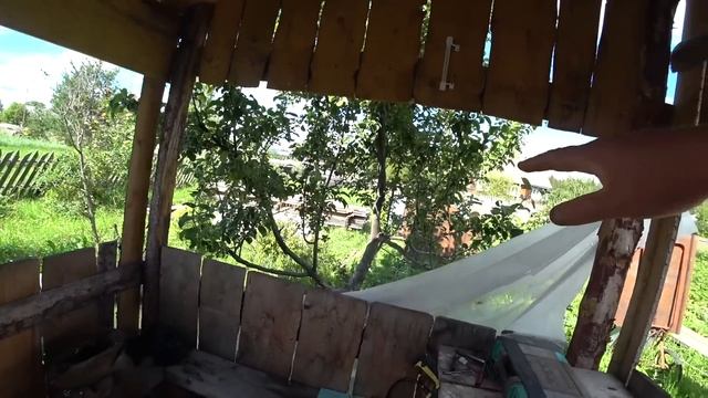 Сдал остатки железа. Позвонил в министерство охраны природы. Делаю забор из горбыля. Жизнь в деревн смотреть онлайн