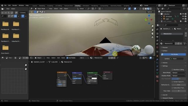 BLENDER 3.6 rigacar Dimon shelbi настройка стекол смотреть онлайн