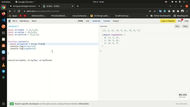 Java Script Array concat() method uses and implementation -- Bangla смотреть онлайн