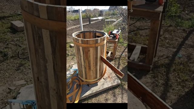 Рукомойник из бочки. Бочка своими руками. смотреть онлайн